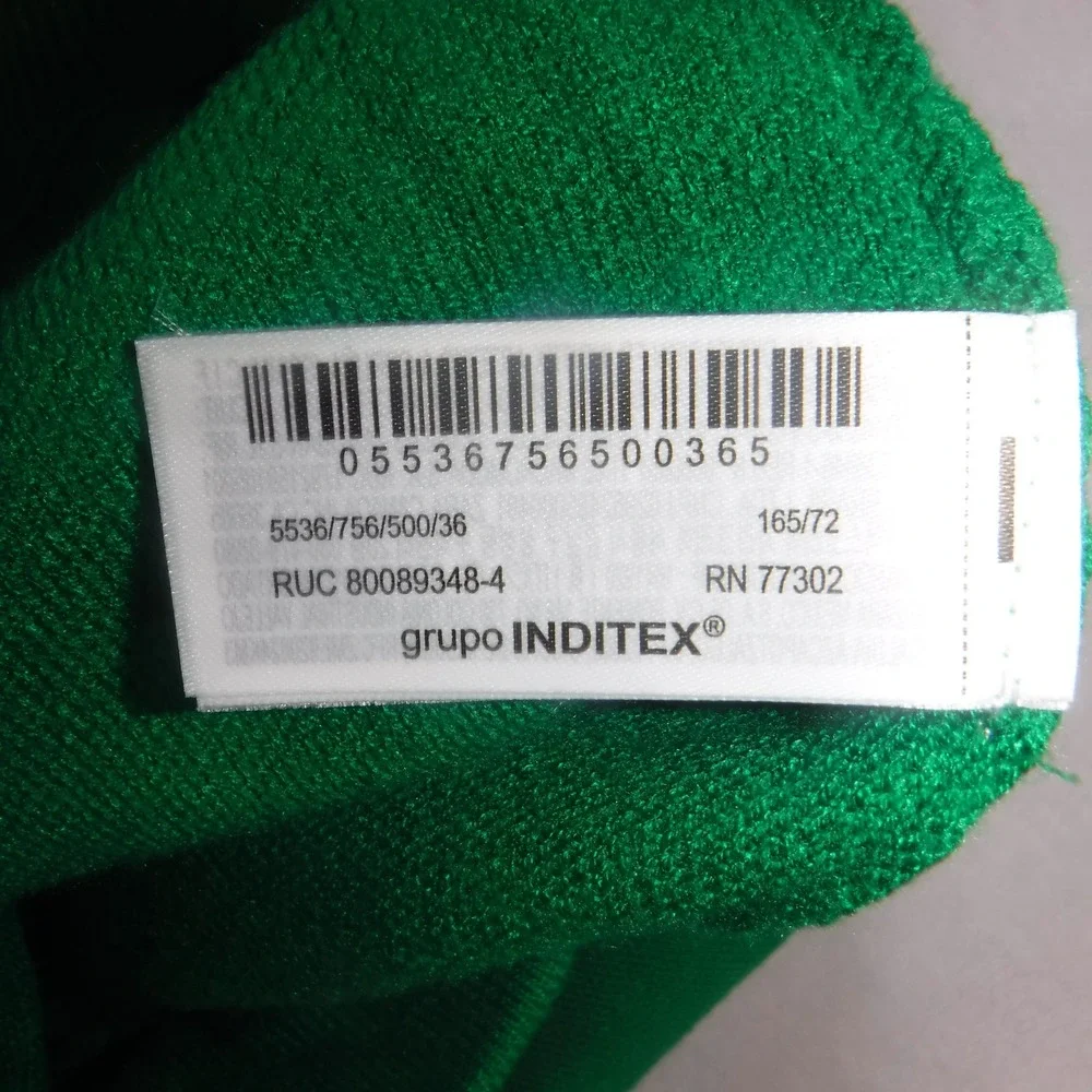 Zara Green Knit Shorts Drawstring Elastic Waist Wide Leg Juniors Size 13-14  NEW
